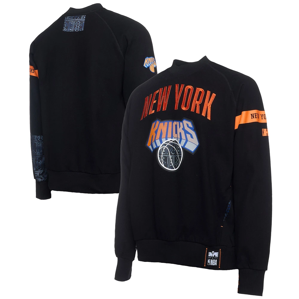 Sweat-shirt à capuche NBA x Two Hype pour homme, collection Culture & Hoops, noir, Premium, New York Knicks