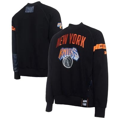 Sweat-shirt à capuche NBA x Two Hype pour homme, collection Culture & Hoops, noir, Premium, New York Knicks