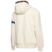 Men's NBA x Two Hype  Cream New York Knicks Culture & Hoops Collection Premium Pullover Hoodie