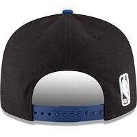 Men's New Era Black/Blue New York Knicks 2-Tone 9FIFTY Adjustable Snapback Hat