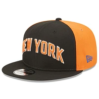 Men's New Era  Black New York Knicks 2022/23 City Edition Official 9FIFTY Snapback Adjustable Hat