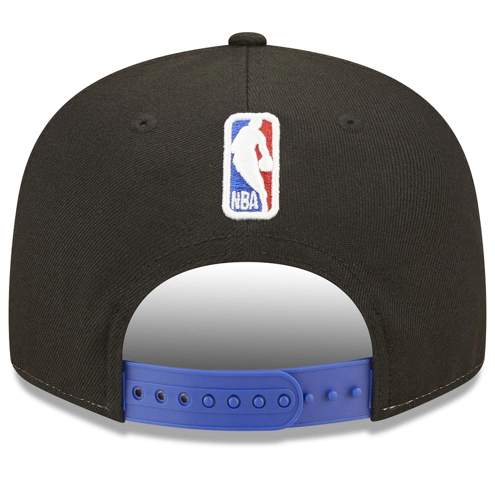 Casquette New Era New York Knicks 2022/23 City Edition Official 9FIFTY Snapback réglable pour homme