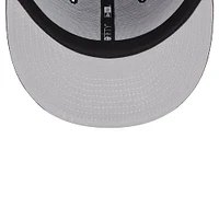 Casquette ajustée New Era 59FIFTY Active en nylon balistique noir pour homme, des York Knicks