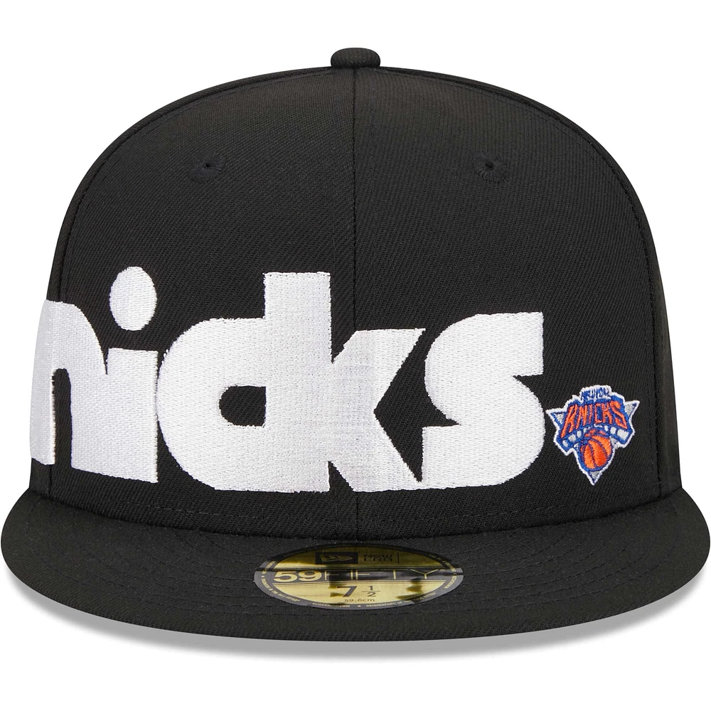 Casquette ajustée New Era York Knicks Checkerboard UV 59FIFTY pour homme