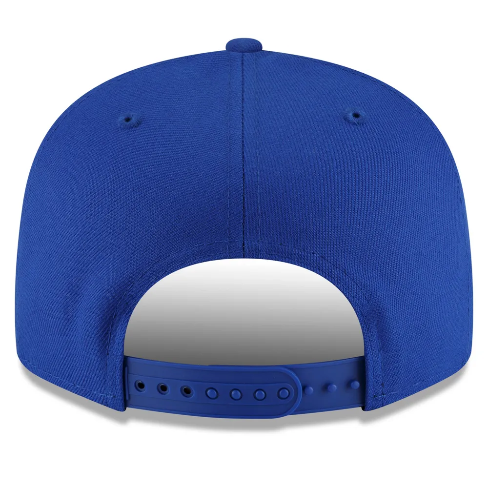 New Era Blue New York Knicks - Casquette arrière ajustable 9FIFTY Snapback pour homme