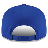 Men's New Era Blue New York Knicks - Back Half 9FIFTY Snapback Adjustable Hat