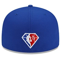 Men's New Era Blue York Knicks - Back Half Team 59FIFTY Fitted Hat