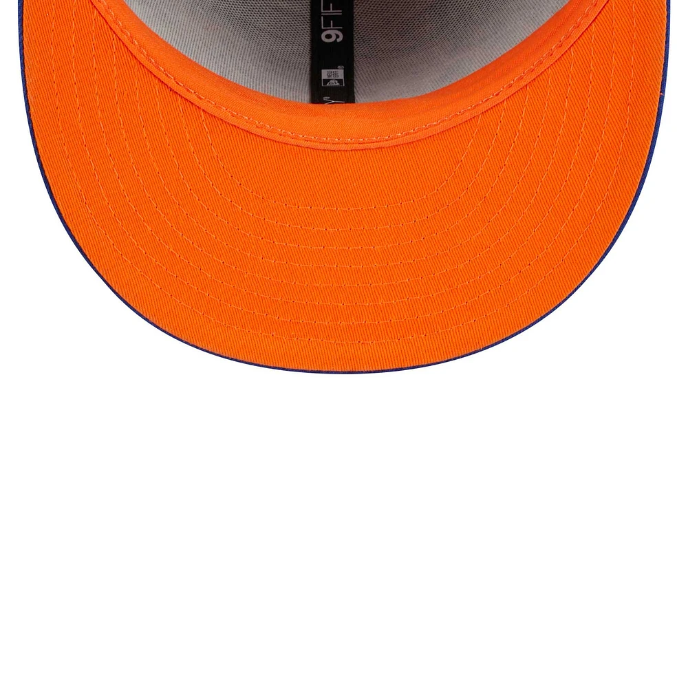 Men's New Era Blue New York Knicks Gameday 9FIFTY Snapback Hat