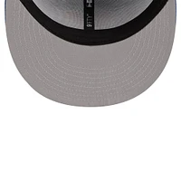 Men's New Era Blue New York Knicks Meshback 9FIFTY Snapback Hat