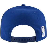 Casquette Snapback 9FIFTY bleue New Era pour hommes des New York Knicks, couleur officielle de l'équipe