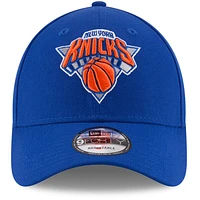 Casquette ajustable 9FORTY pour homme New Era Blue New York Knicks Couleur officielle de l'équipe