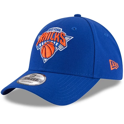 Casquette ajustable 9FORTY pour homme New Era Blue New York Knicks Couleur officielle de l'équipe