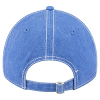 Casquette ajustable teintée pigmentée New Era 9TWENTY bleue des New York Knicks pour homme