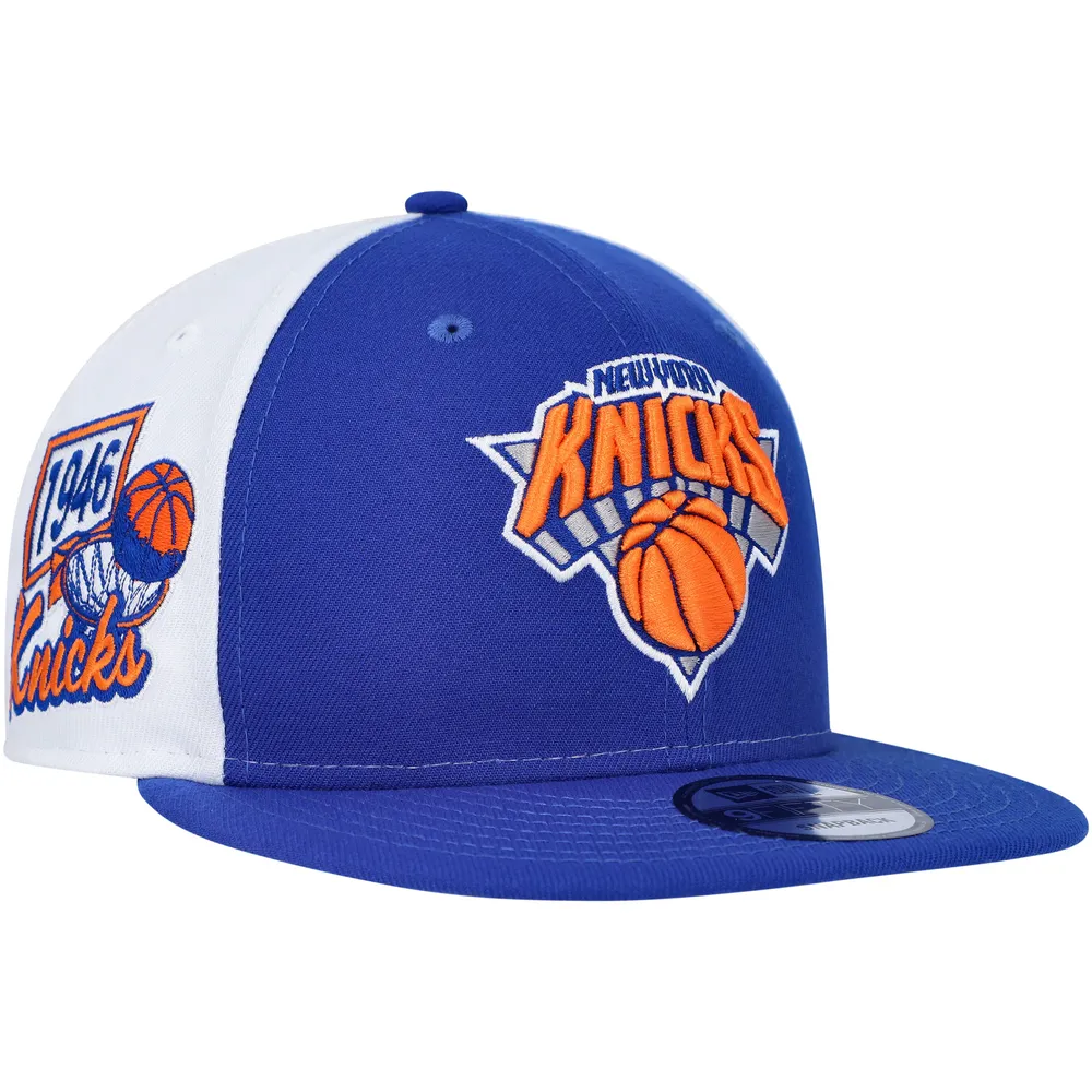 New Era Flat Brim 9FIFTY Draft Edition 2023 New York Knicks NBA Grey and  Blue Snapback Cap