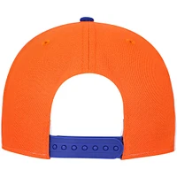 Men's New Era Blue New York Knicks Pop Panels 9FIFTY Snapback Hat