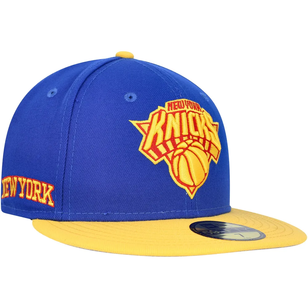 Lids New York Knicks Era Side Patch 59FIFTY Fitted Hat - Blue