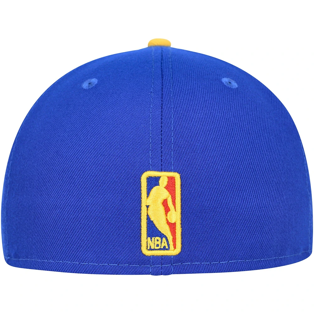 Casquette ajustée 59FIFTY New Era Blue pour homme avec écusson sur le côté des York Knicks