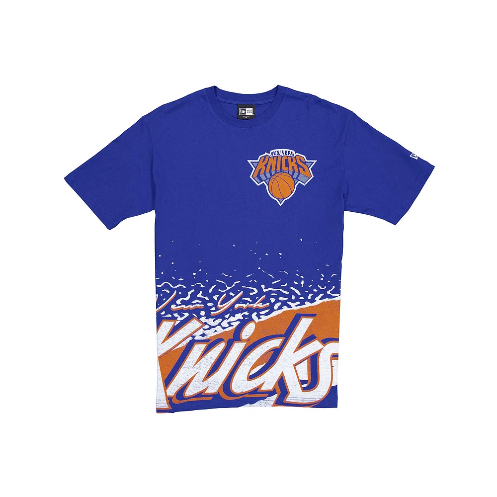 T-shirt classique de sport New Era bleu York Knicks pour homme