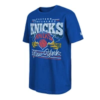 Men's New Era Blue York Knicks Sport Classics T-Shirt