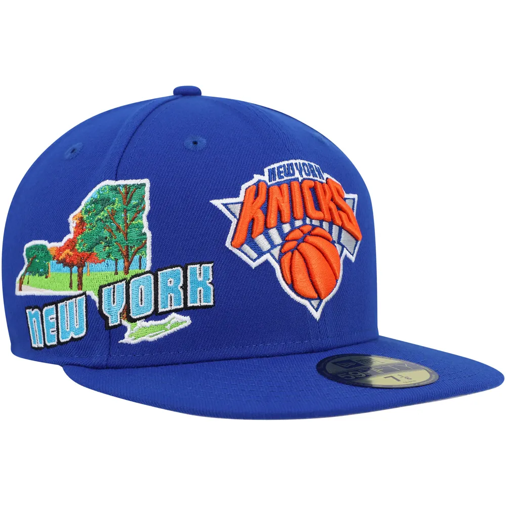 Lids New York Knicks Era Stateview 59FIFTY Fitted Hat - Blue