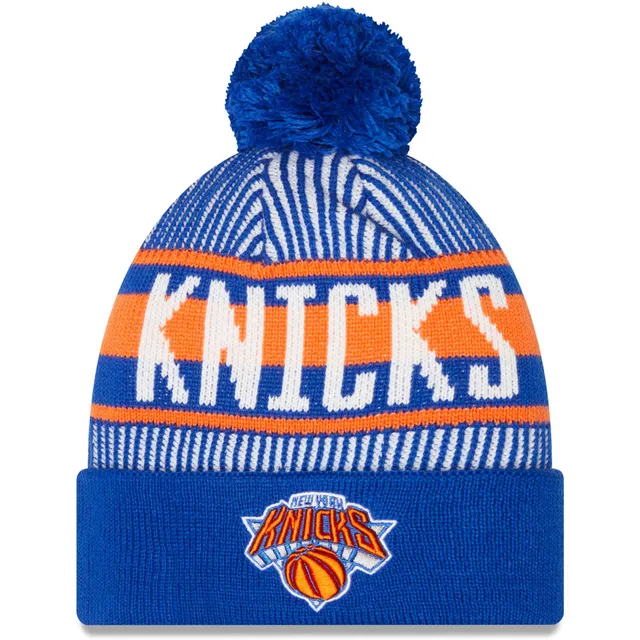 Denver Broncos New Era Youth Repeat Cuffed Knit Hat with Pom - Orange