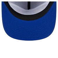Men's New Era Blue New York Knicks Team Text Golfer Snapback Hat