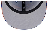 Casquette ajustée New Era York Knicks Tip-Off 59FIFTY bleue pour homme