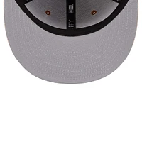 Men's New Era Brown/Orange New York Knicks 2-Tone Color Pack 9FIFTY Snapback Hat