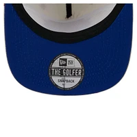 Men's New Era Cream New York Knicks Lunar Golfer Snapback Hat