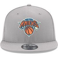 Men's New Era Gray New York Knicks 9FIFTY - Snapback Hat