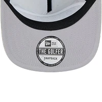 Men's New Era Gray New York Knicks Throwback Corduroy Golfer Snapback Hat