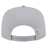 Casquette snapback grise New Era pour homme, motif golfeur rétro des New York Knicks