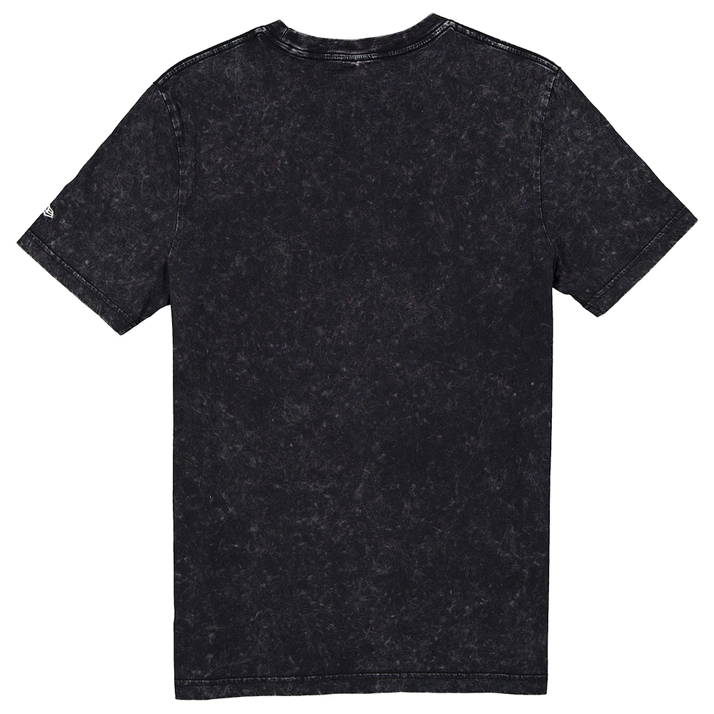 Men's New Era Jalen Brunson Black York Knicks Full Court Press Mineral Wash Player T-Shirt