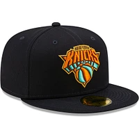 Men's New Era Navy/Mint York Knicks 59FIFTY Fitted Hat