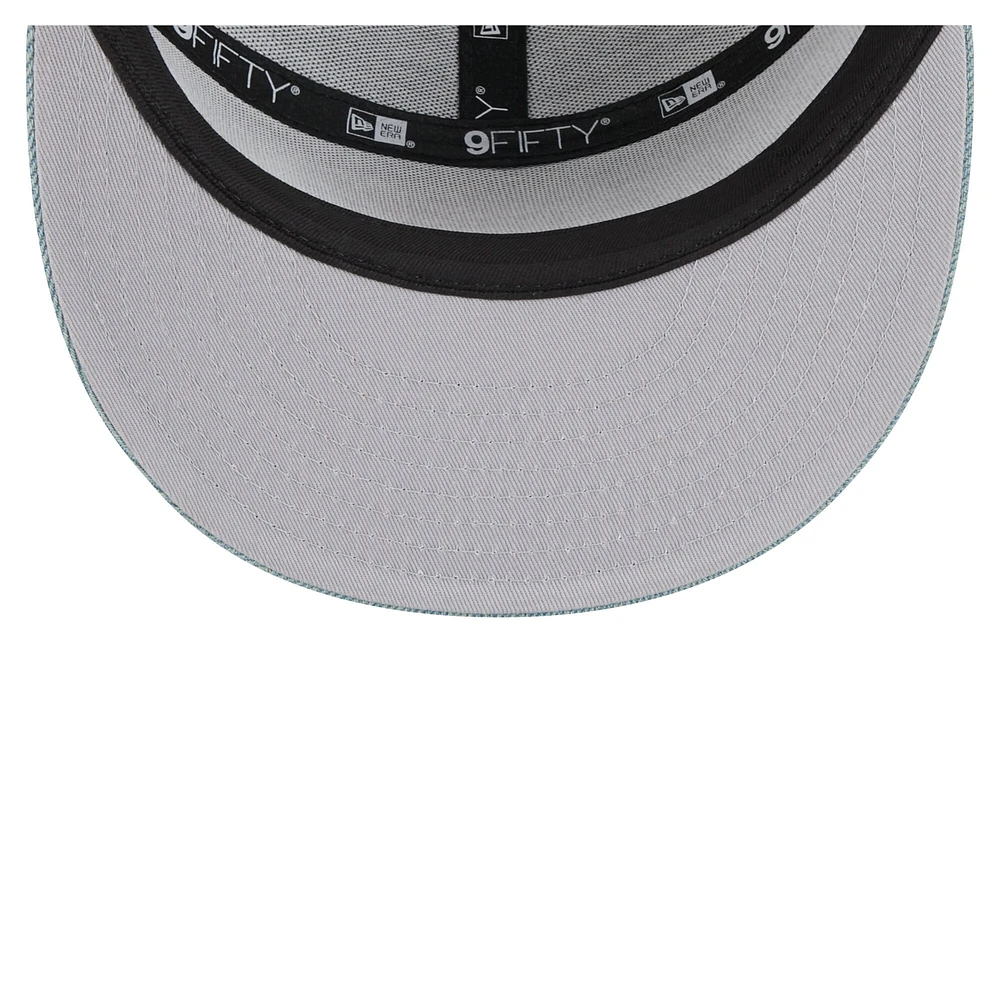 Casquette camionneur à snapback 9FIFTY Adventure Denim pour homme New Era New York Knicks