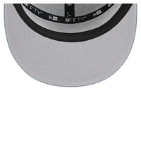 Casquette camionneur à snapback 9FIFTY Adventure Denim pour homme New Era New York Knicks
