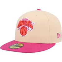 Casquette ajustée New Era York Knicks Passion Mango 59FIFTY orange/rose pour homme