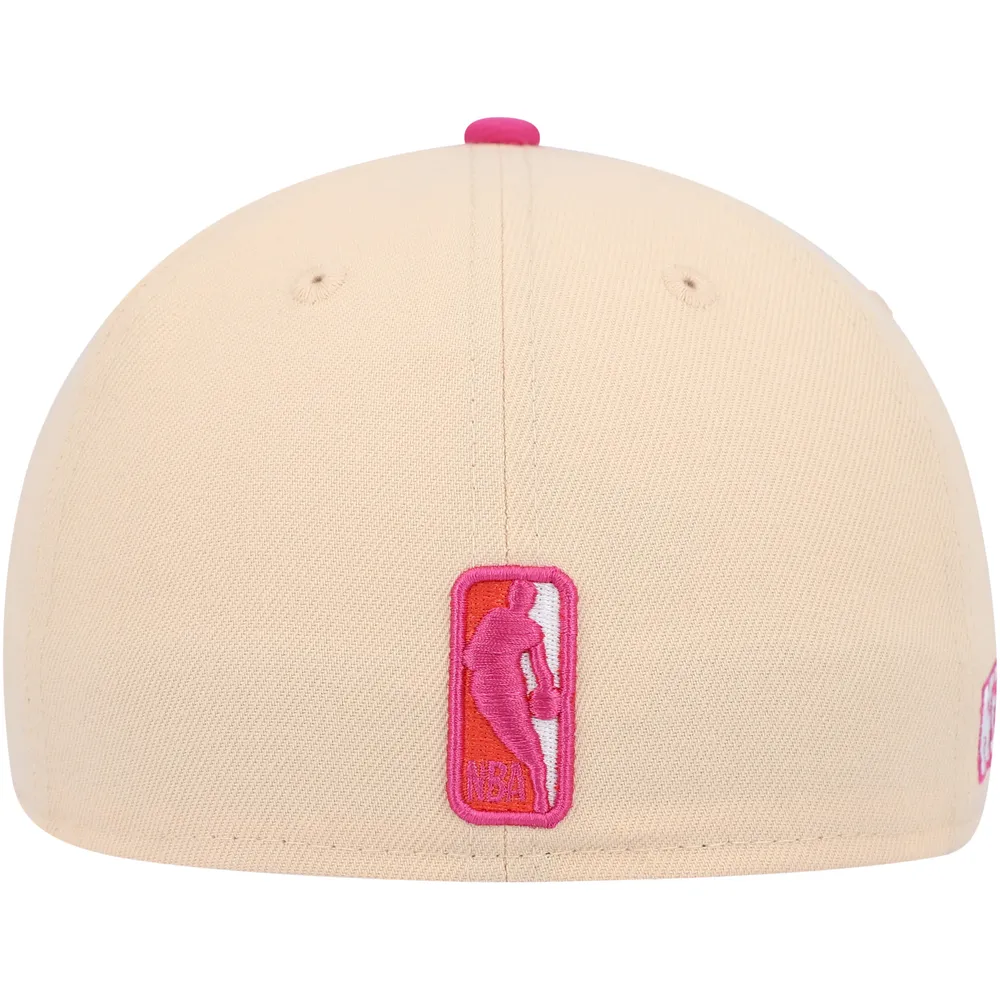 Casquette ajustée New Era York Knicks Passion Mango 59FIFTY orange/rose pour homme