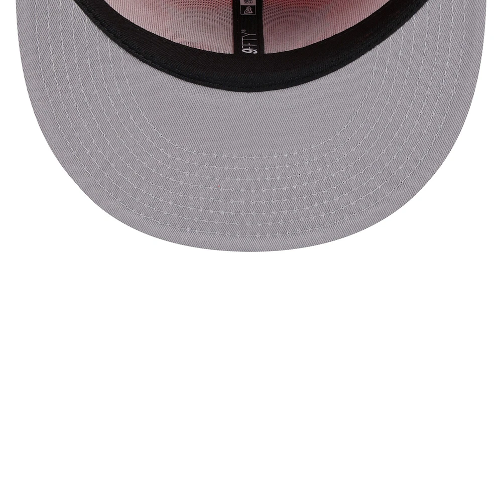 Casquette New Era rouge/lavande New York Knicks 2-Tone Colour Pack 9FIFTY pour homme