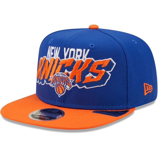 New Era Royal New York Knicks Bold 9FIFTY pour homme - Casquette Snapback