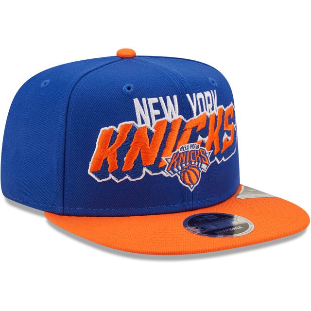 New Era Royal New York Knicks Bold 9FIFTY pour homme - Casquette Snapback