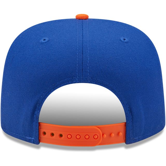 New Era Royal New York Knicks Bold 9FIFTY pour homme - Casquette Snapback