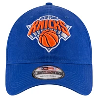 Men's New Era Royal New York Knicks Team 2.0 9TWENTY Adjustable Hat