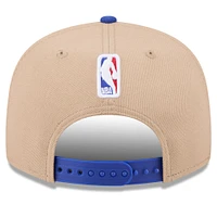 Casquette Snapback New Era New York Knicks 2024 NBA Draft 9FIFTY pour homme, beige/bleu