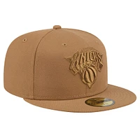 Men's New Era Tan York Knicks 59FIFTY Fitted Hat