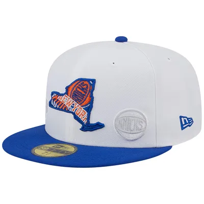 Lids Dallas Mavericks New Era State Pride 59FIFTY Fitted Hat - White/Blue