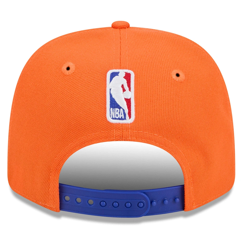 Casquette extensible à boutons-pression New Era New York Knicks City Edition 2024/25 9SEVENTY pour homme