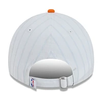 Casquette ajustable New Era New York Knicks City Edition 2024/25 9TWENTY pour homme blanche