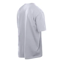 T-shirt oversize blanc New Era pour homme York Knicks Throwback Prep