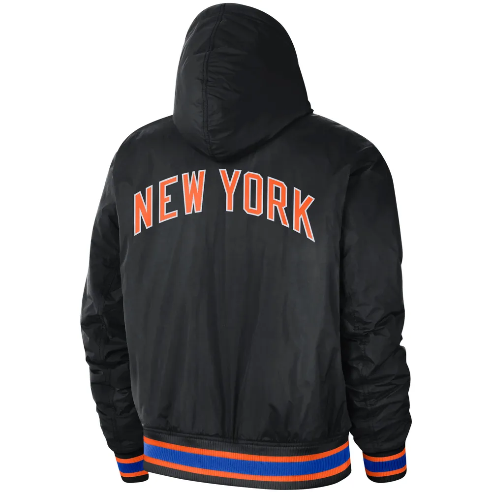 Nike, Jackets & Coats, Nike Nba New York Knicks Therma Mens Zip Up Hoodie
